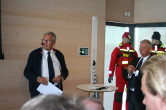 Sjökapten Benny Pettersson med Christer Nordling.
