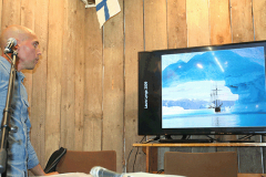 Jimmy Eriksson presenterar Nordiska fototävlingen för sjöfolk.