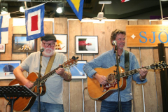 Bosse Andersson och Leif "Pedda" Pedersen, sånggruppen KAL.