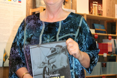 Litteraturpristagaren Eva Johansson.