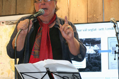Martin Nyström, musikskribent med mera, presenterar sin bok om Evert Taube.